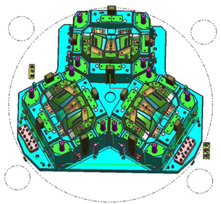 Tricolor Three-Station RL Lens