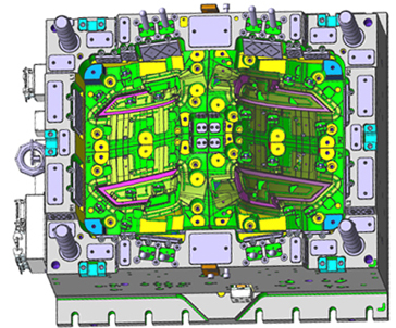 Two-color Bracket Mould